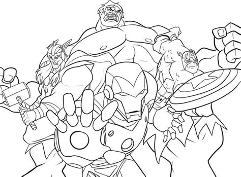 printable coloring pages avengers coloring home