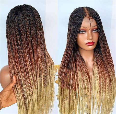 braided wig nigerian woman braided wigs  black woman etsy
