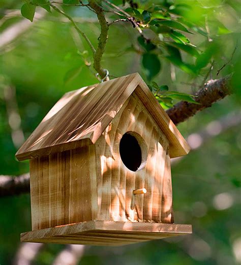 colonial wood bird house plow hearth