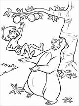 Jungle Book Coloring Pages Kids Print Disney Bright Colors Favorite Color Choose Printable sketch template