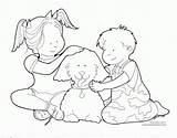 Coloring Pages Kids Helping Clipart Each Other Caring Children Others Books Animals Printable Child Military Preschool Activity Book Popular Little sketch template