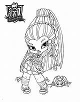 Monster High Coloring Pages Baby Book Printable Kids sketch template