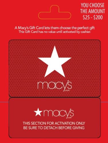 Macys 25 200 T Card – Activate And Add Value After Pickup 0 10