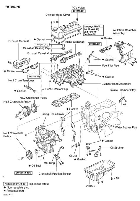 engine diagram  toyota tacoma