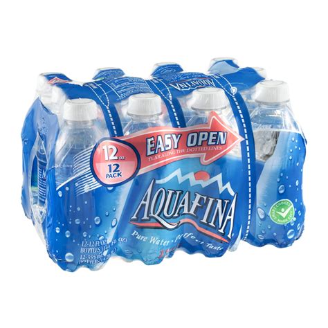 aquafina purified bottled drinking water  oz  pack bottles