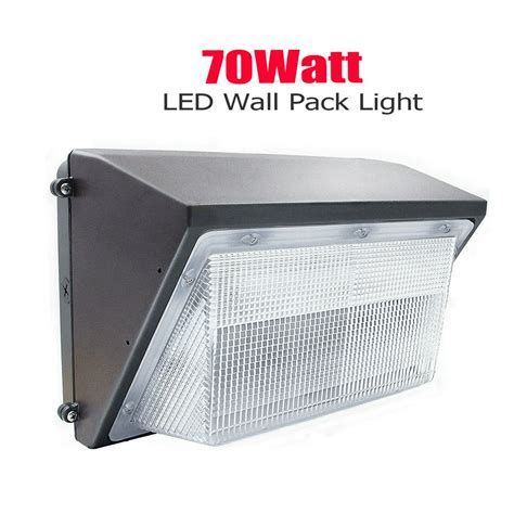 led wall pack light commercial grade weatherproof outdoor perimeter security lighting