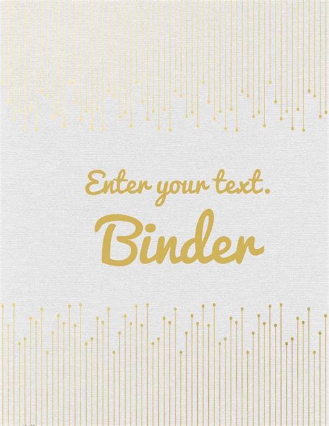 stunning binder cover templates customize  print  home