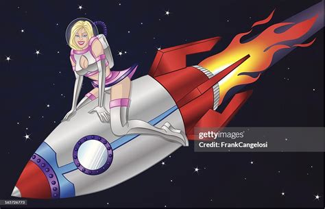 sexy space girl vector art getty images