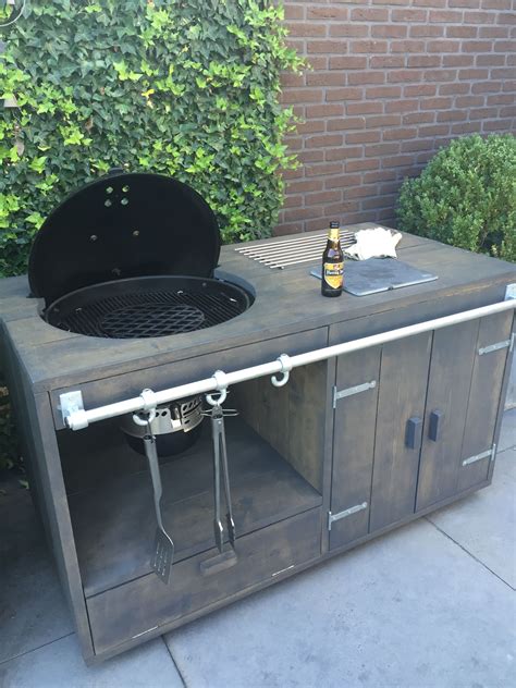 homemade outdoor grill station pin  julie cap linger  smoker grill outdoor kitchen