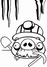 Coloring Pages Pig Moustache Printable Angry Birds Drawing Foreman Line Supercoloring Characters Categories Clip sketch template