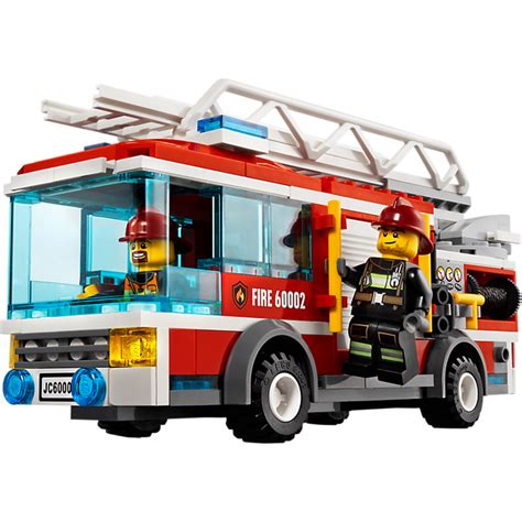 lego style lego city fire truck