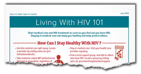 Living With Hiv Hiv Basics Hiv Aids Cdc