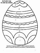 Easter Number Color Coloring Egg Eggs Pages Printable Kids Numbers Worksheets Kindergarten Worksheet Printables Bestcoloringpagesforkids Preschool Paint Sheets Activities Holiday sketch template