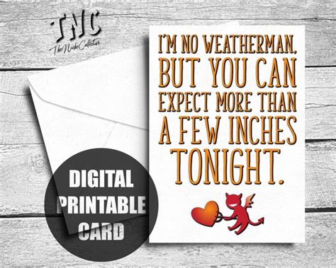 Naughty Valentines Card For Her Printable Funny