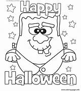 Halloween Coloring Pages Monster Oriental Trading Happy Printable Print Christmas Color Getcolorings Book sketch template