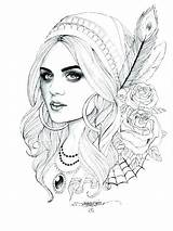 Coloring Pages Girl Realistic Pretty Girls Colouring Printable Sheets Color Beautiful Getcolorings Fairy Women Print Drawings sketch template