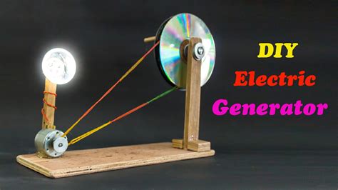 school science projects electric generator youtube
