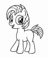Pony Coloring Baby Pages Little Print Templates Template Pdf sketch template