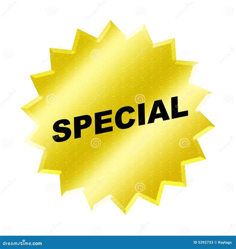 special sign stock  image