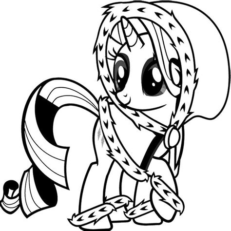 pony rarity coloring page   pony coloring cartoon