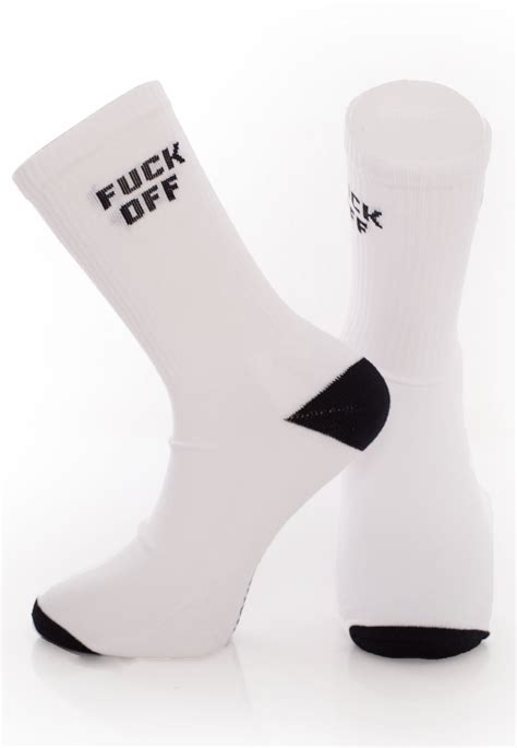 dancitee fuck off white socks impericon uk