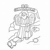 Commandments Ten Catholic Moses Bestcoloringpagesforkids Getcolorings Gebote Dismaying Divyajanani Färbung Zehn sketch template