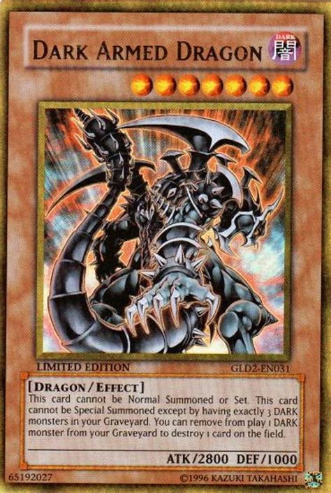 Yu Gi Oh Gold Series 2 Single Dark Armed Dragon Da Card