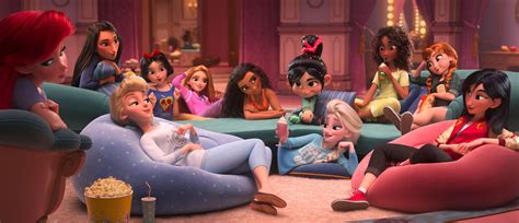 ralph breaks the internet creatives on princesses and oh my disney collider