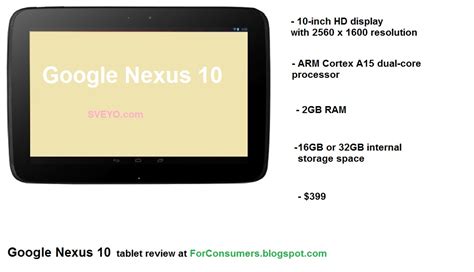 google nexus  tablet specs  hands  video review