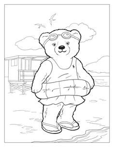 polo bear coloring book  polo ralph lauren polo bear polo bear