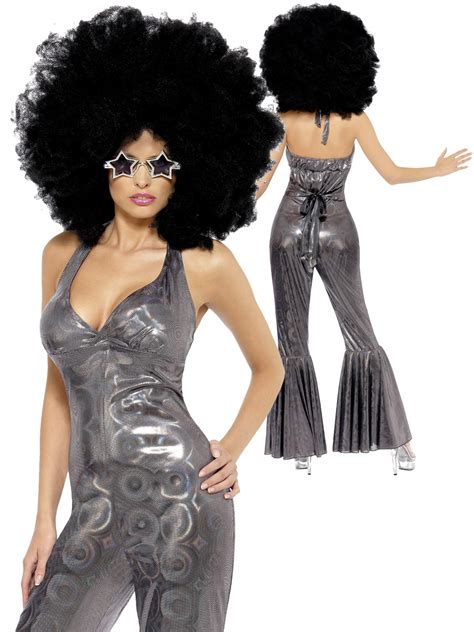 ladies disco diva costume adult 70s fancy dress costume