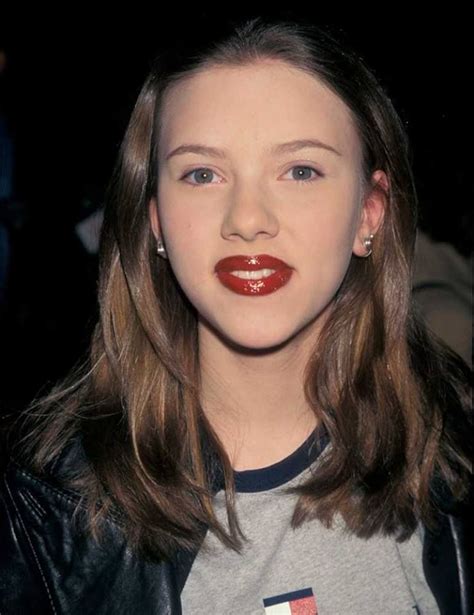 Scarlett Johansson 1998 Natural Hair Color Natural Hair