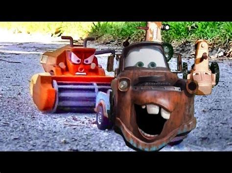 disney cars tractor tipping fun lightning mcqueen mater pixar cars