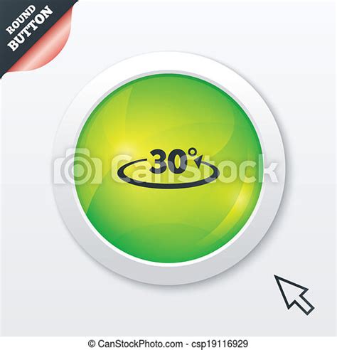angle  degrees sign icon geometry math symbol green shiny button