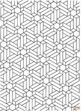 Illusion Optical Coloring Pages Printable Illusions Adult Print Papercraft Colouring Geometric Wallpaper Nature Visual Pattern Kids Da Colorare Patterns Color sketch template