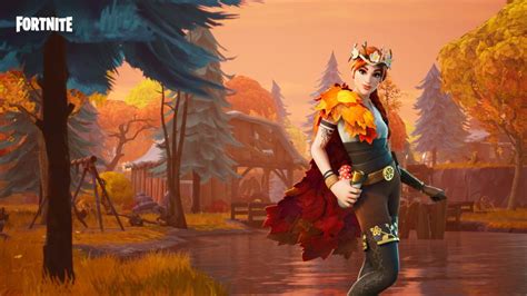 new the autumn queen fortnite skin wallpapers all