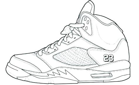 basketball shoes coloring pages  getdrawings