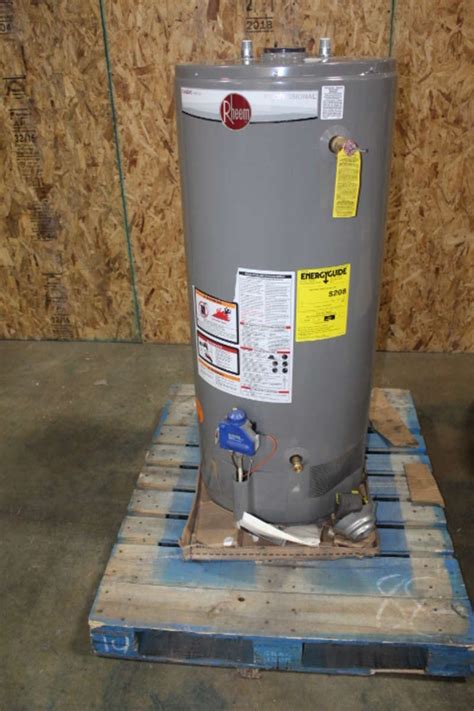 rheem professional classic   gallon  btu nat gas water heater  ebay