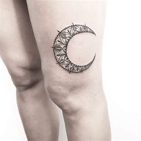 Bonito Luna Por Mònica Sampietro Dreamcatcher Tattoo Geometric Tattoo