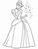 Cinderella Princess Cinderela Mewarnai Colorir Putri Desenhos Baju Barbie Coloringhome sketch template