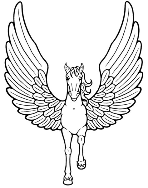 mythical creature coloring pages  vector clip art  clip