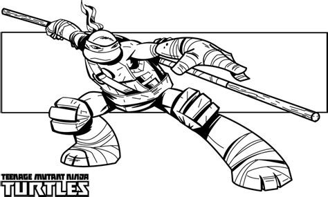 tmnt coloring pages getcoloringpagescom