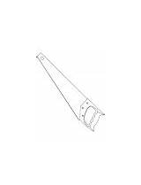 Coloring Pages Handsaw Hammer Claw sketch template