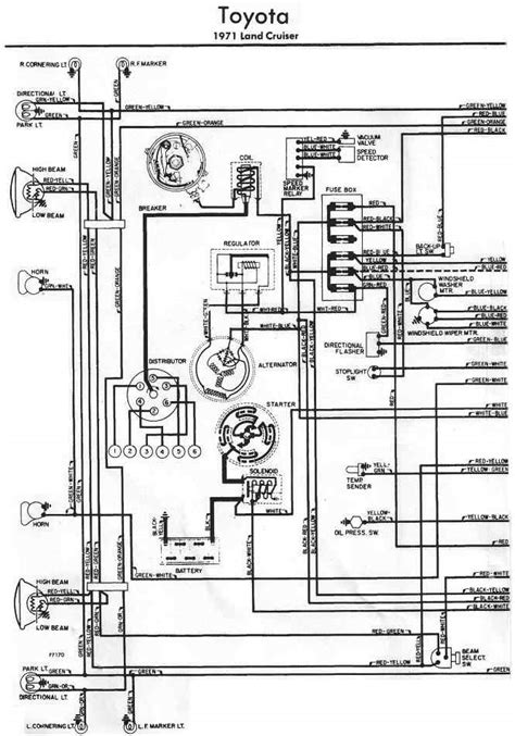 toyota land cruiser  electrical wiring diagram left part   wiring diagrams