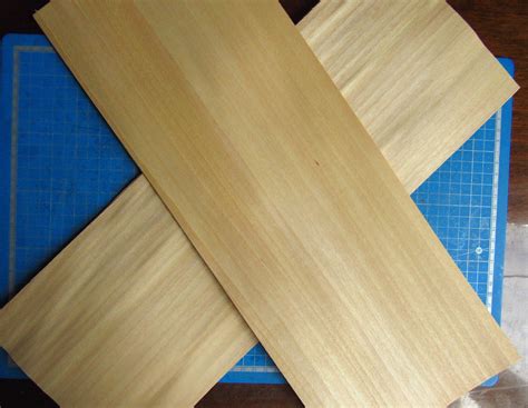 Anigre Wood Veneer Wood Veneer Sheets 4 Veneer Sheets 48 X Etsy