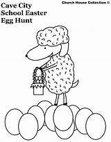 Cave City School Easter Hunt Egg Coloring Pages sketch template