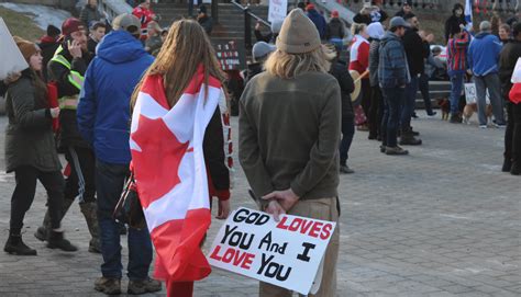 fascism  wrapped   maple leaf flag  speaking  canadian nice