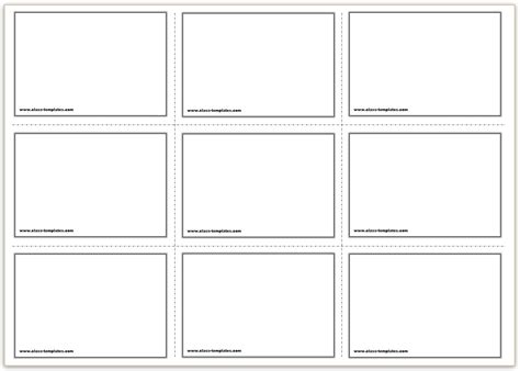 printable flash cards template