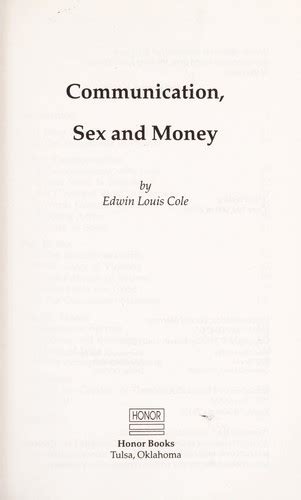 Communication Sex And Money December 1991 Edition