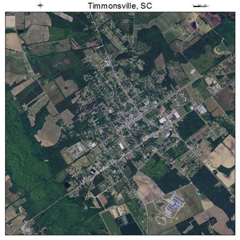 aerial photography map  timmonsville sc south carolina
